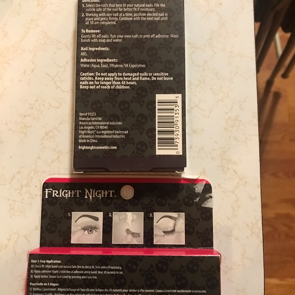 Fright night nails and eyelashes - Picture 2 of 3